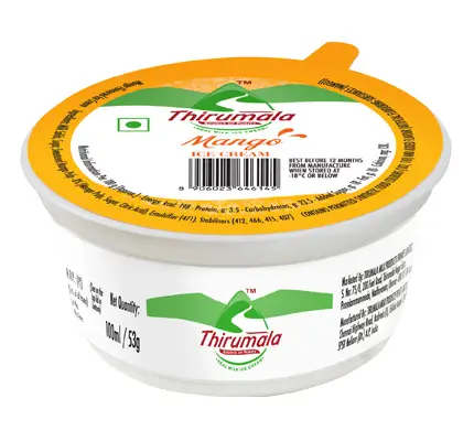 Mango  Ice cream - Thirumala Milk